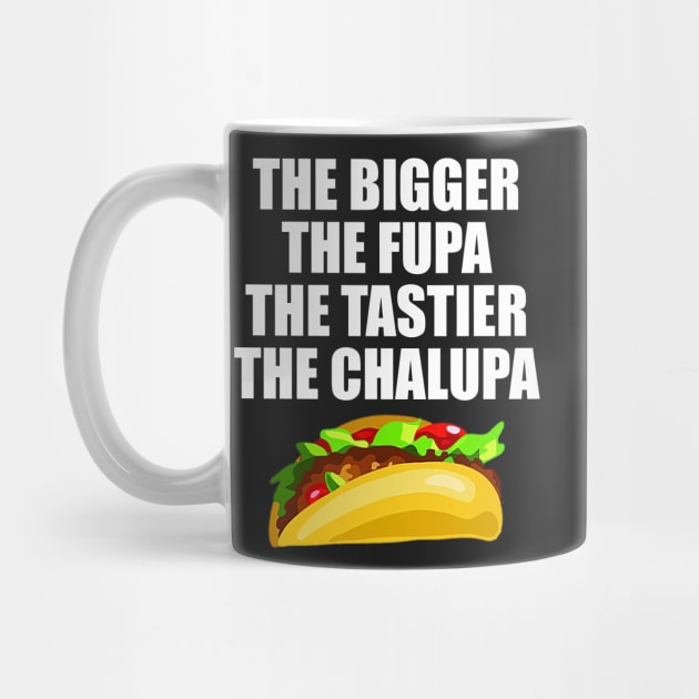 The Bigger The Fupa The Tastier The Chalupa by  The best hard hat stickers 